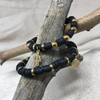 Gold Plated Hematite Polished 2x6mm Heishi