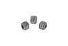 Stainless Steel 8mm "V" Letter Bead