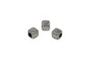 Stainless Steel 8mm "W" Letter Bead