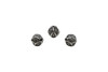 Stainless Steel 9.5mm Round Seed Pod Bead