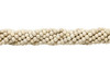 White Wood Natural Polished 4-5mm Round