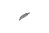 Stainless Steel 24x6mm Feather Charm