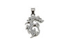 Stainless Steel 53x30mm Dragon Pendant
