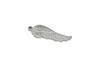 Stainless Steel 38.5x13mm Wing Pendant