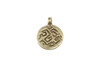 Indian Brass 20mm Coin Charm