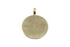 Indian Brass 30mm Flower Disc Pendant