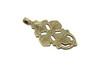 Indian Brass 25x50mm Cross