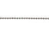 Antique Silver 1.5mm Diamond Cut Ball Chain - Sold By 6 Inches