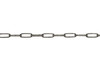 Gunmetal 5.9x1.75mm Paperclip Chain - Sold By 6 inches