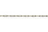 Antique Brass 5.9x1.75mm Paperclip Chain - Sold By 6 inches