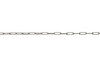 Antique Silver 5.9x1.75mm Paperclip Chain - Sold By 6 inches