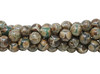 Tibetan Brown and Khaki Agate Polished 8mm Round