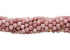 Natural Rhodonite Polished 4mm Round
