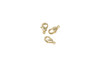 Gold Plated 9x5mm Trigger Clasp