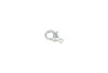 Silver Plated 15x9mm Trigger Clasp