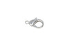 Rhodium Plated 23x13mm Trigger Clasp