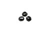 Black Tourmaline Polished 10mm Lantern Bead