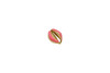 Gold Plated Zinc Alloy 8x10mm Pink Cowrie Shell Bead