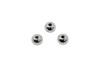 Sterling Silver 8mm Round Beads - 5 Pieces