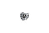 Silver Plated 15mm Monstera Button