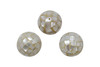 Mother of Pearl Oyster Mosaic Polished 20mm Round Bead