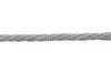 Sterling Silver Plated Hematite Polished 2mm Round