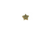 Gold Micro Pave 7mm Star Bead