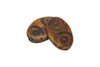 Tibetan Style Agate Polished 31x38mm Oval