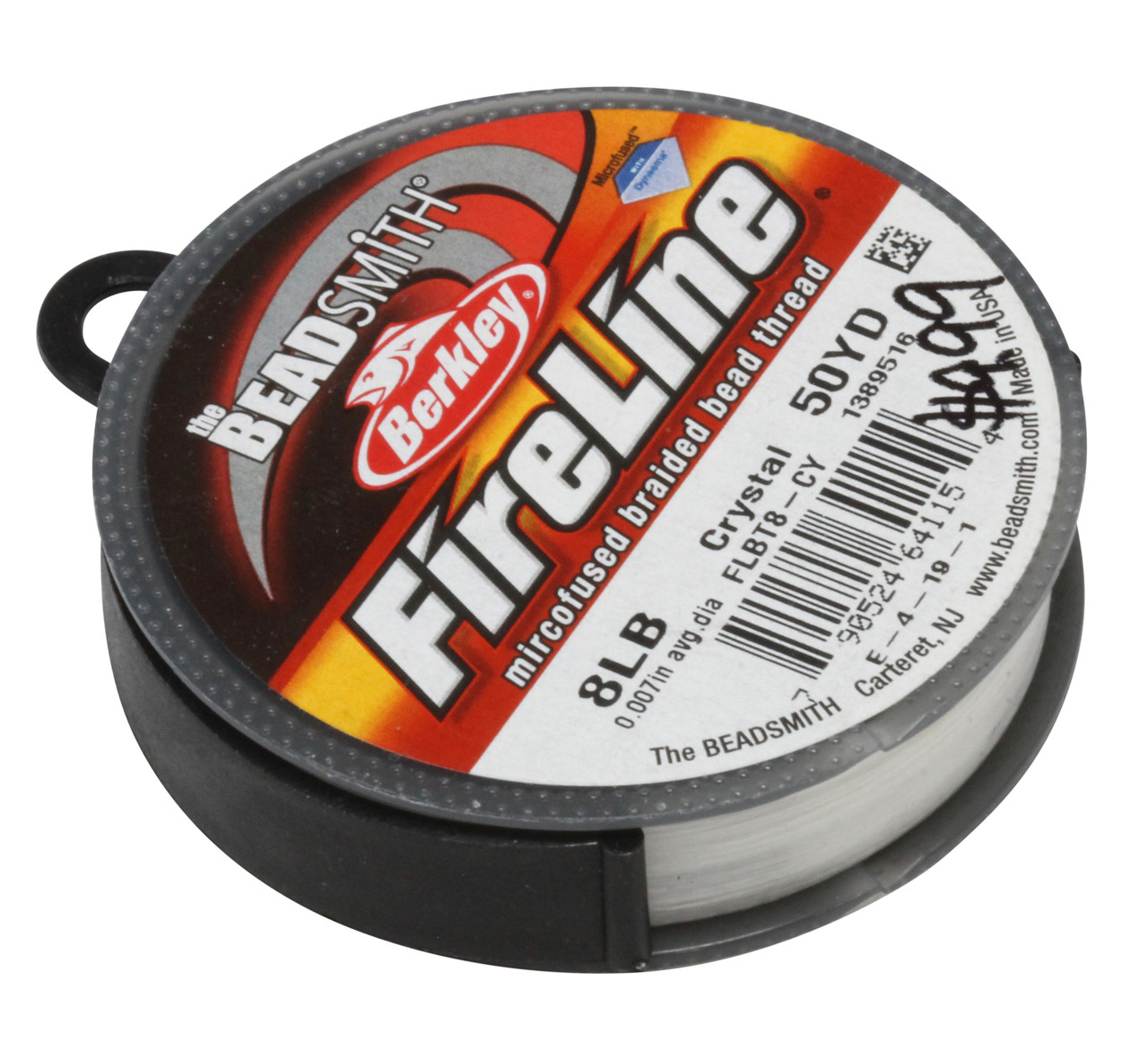 FireLine 4 lb. Crystal, 50 Yards Microfused Braided Bead Thread