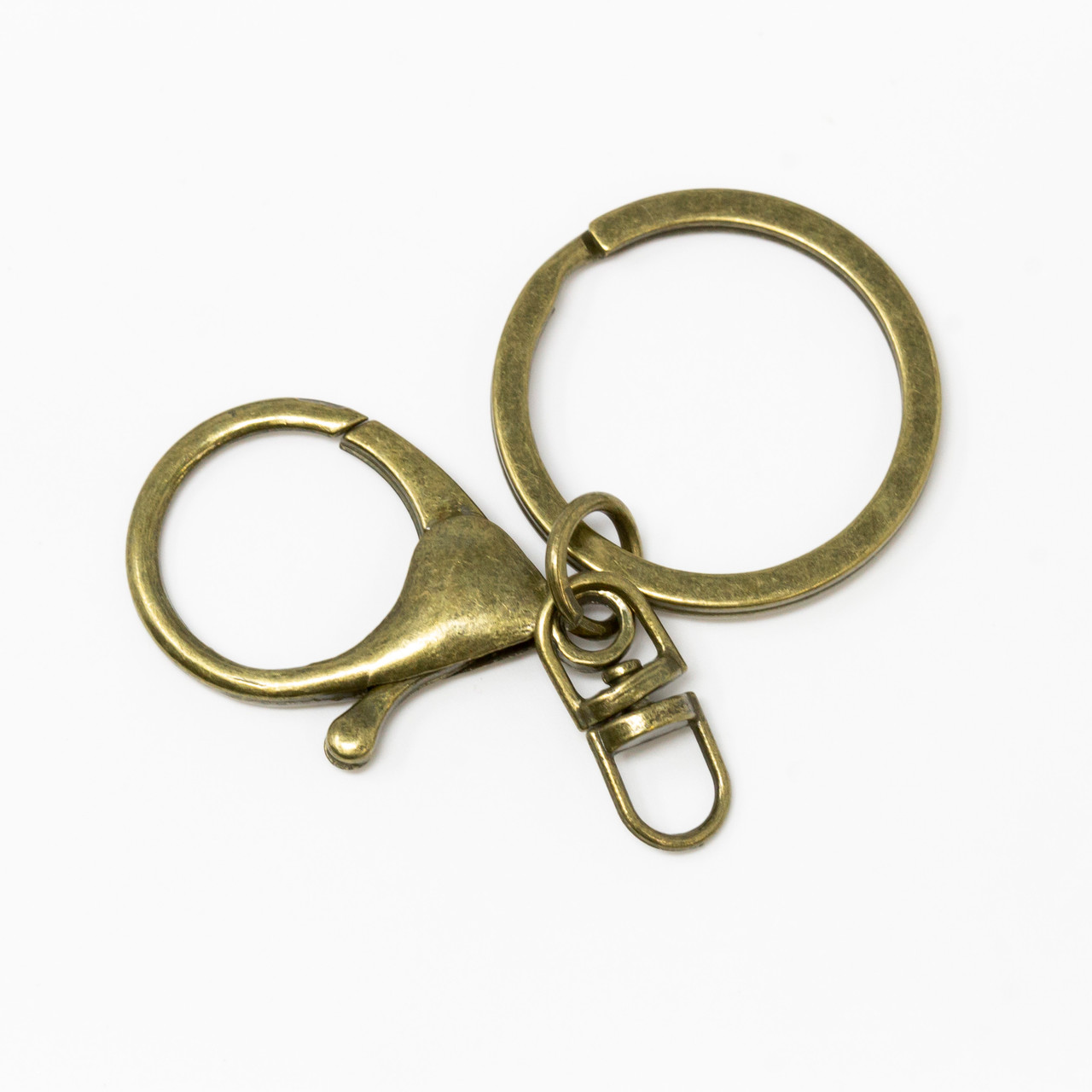 30-50mm Bronze Lobster Clasp - Antique Keychain