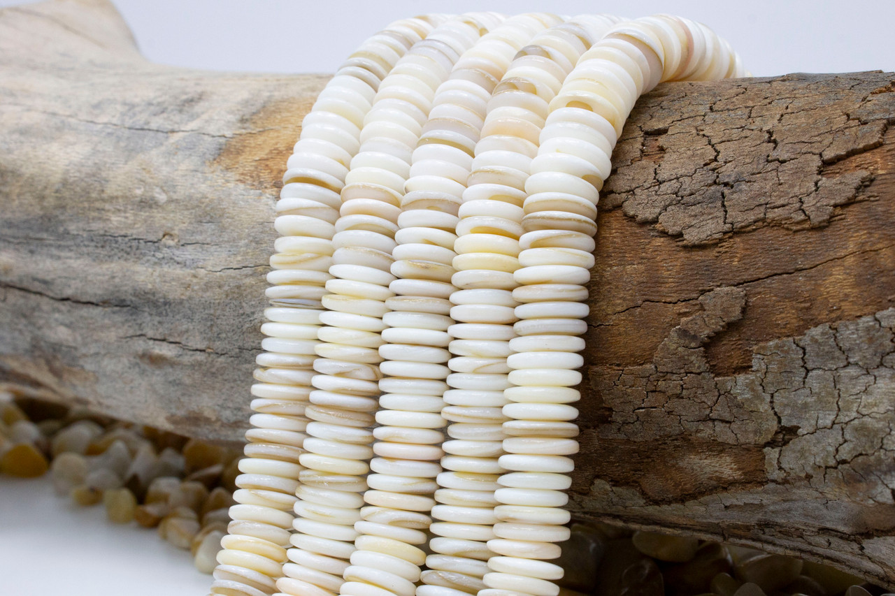 Natural Shell 10mm Polished Disc