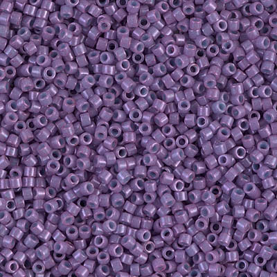 Delicas Size 11 Miyuki Seed Beads -- 660 Dyed Opaque Lavender