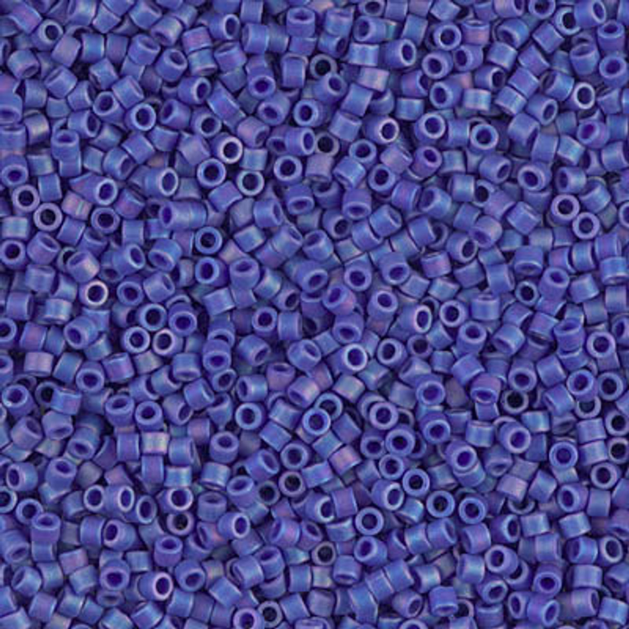 Opaque Blue Violet Delicas, Size 11 Delica Seed Beads