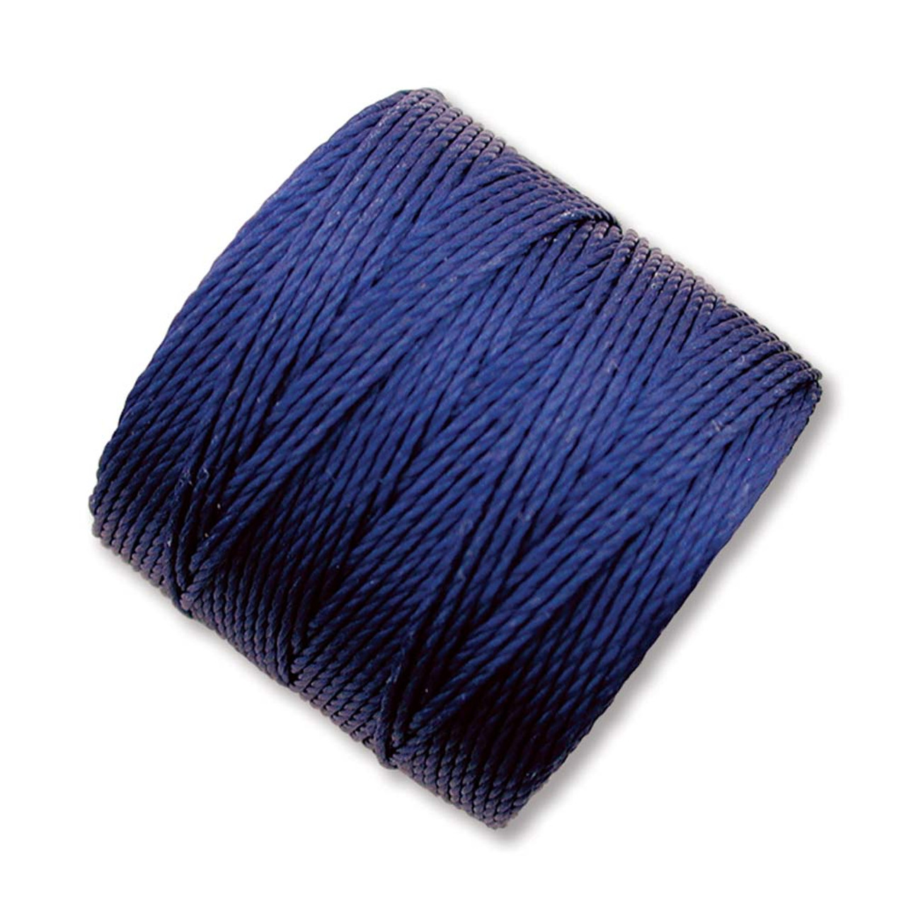 Blue Macrame Cord, .5mm, 77 Yard Spool, Nylon String for Beads