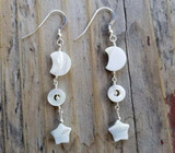 ​Earth, Moon & Stars Earrings