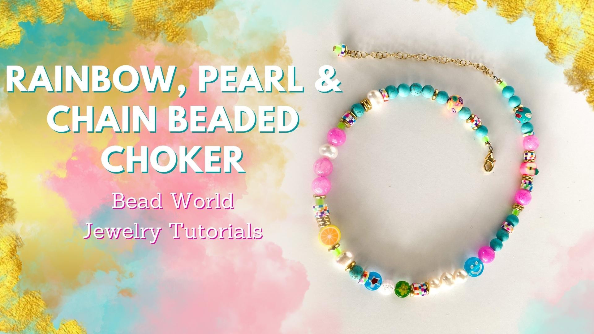 Pearls Beaded Moon Choker main image 1