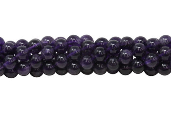 Amethyst B Grade Polished 8mm Round