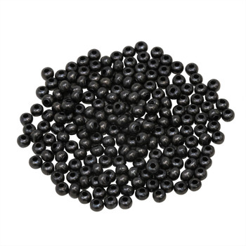 Size 8 Round Seed Beads -- Gunmetal Plated Brass