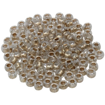 Size 3 Toho Seed Beads -- Antique Gold Lined