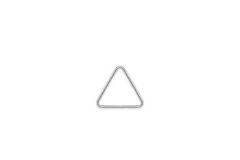 Mini Open Triangle - Sterling Silver