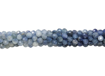 Ombre Kyanite Polished 3.5mm Faceted Round