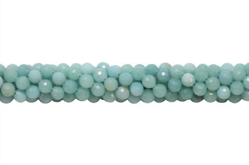 Amazonite Polished 6mm Faceted Round