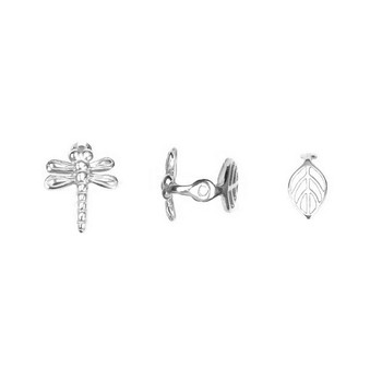 Dragonfly Leaf Cail - Sterling Silver