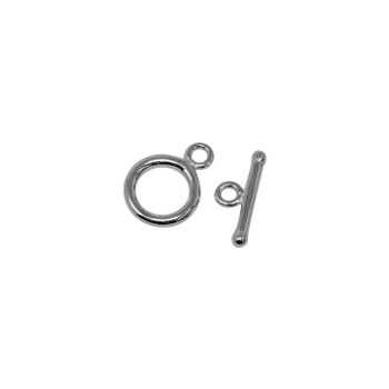 Sterling Silver 9mm Toggle - 1 Set
