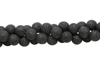 Lava Rock Natural 12mm Round