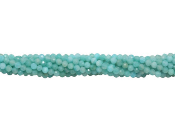 Amazonite Polished 2.5mm Faceted Round