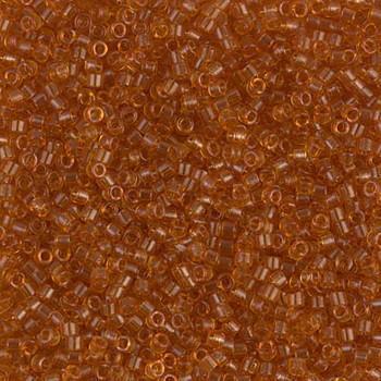 Delicas Size 11 Miyuki Seed Beads -- 1101 Transparent Marigold