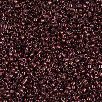 Delicas Size 11 Miyuki Seed Beads -- 012 Metallic Raspberry