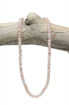 Morganite Polished AA Grade 6mm Faceted Rondelle