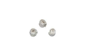 6mm Rose Bead - Sterling Silver